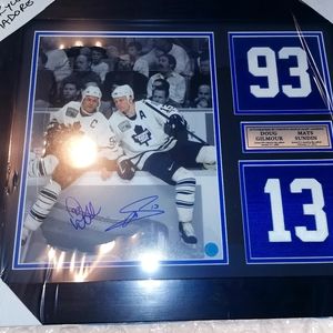 Dual Signed Frame by Doug Gilmour and Mats Sundin